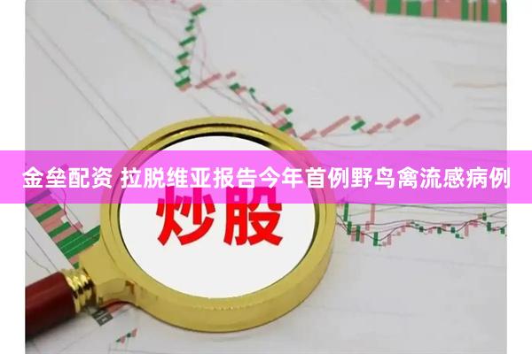 金垒配资 拉脱维亚报告今年首例野鸟禽流感病例